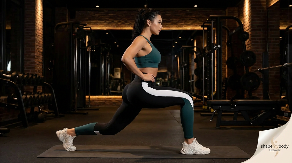 Shape My Body Colorblocked Performance Leggings – High Waist & Tummy Control