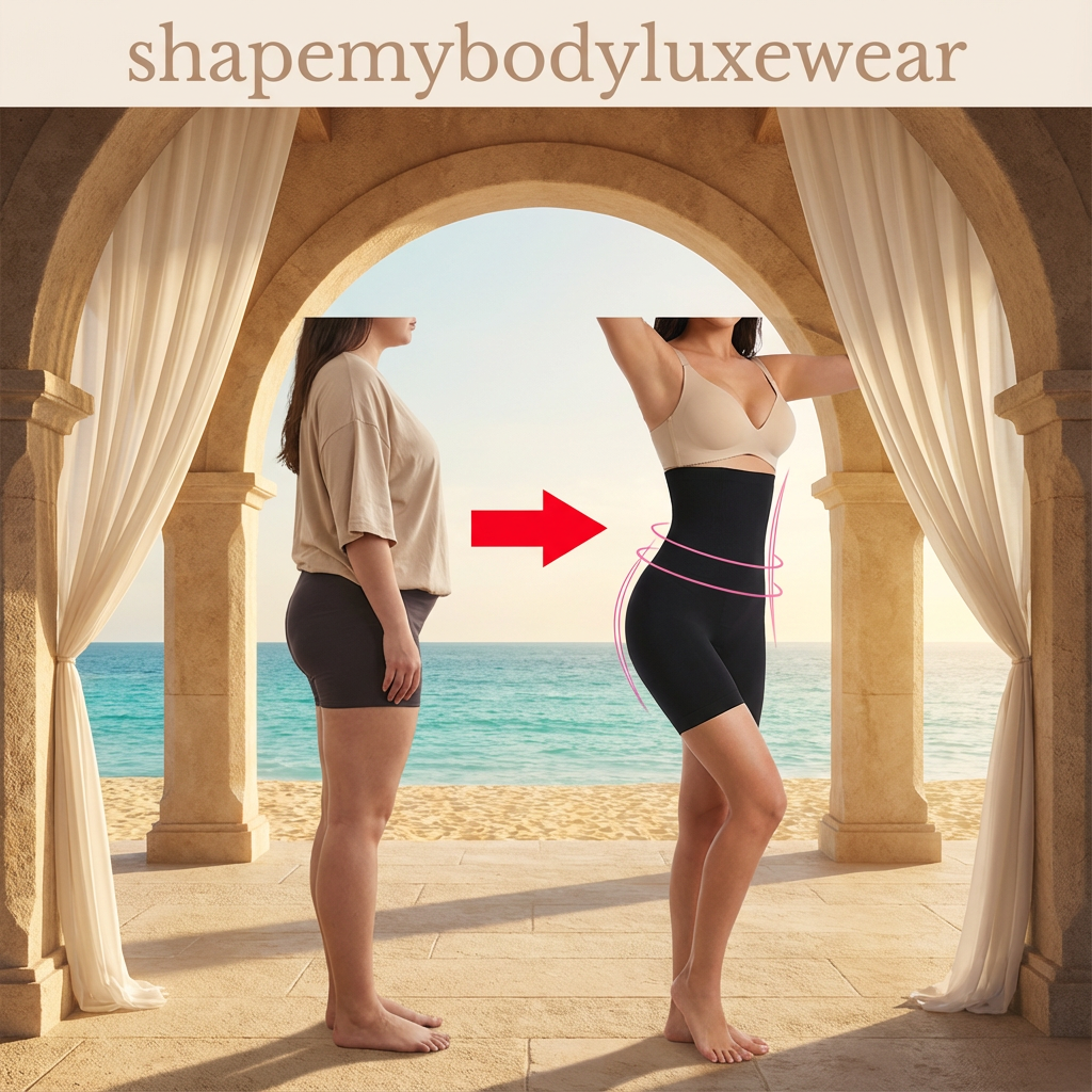 Shape My Body CurveSculpt™ High-Waist Shaping Boyshorts – Tummy Control & Butt Lifting Shapewear