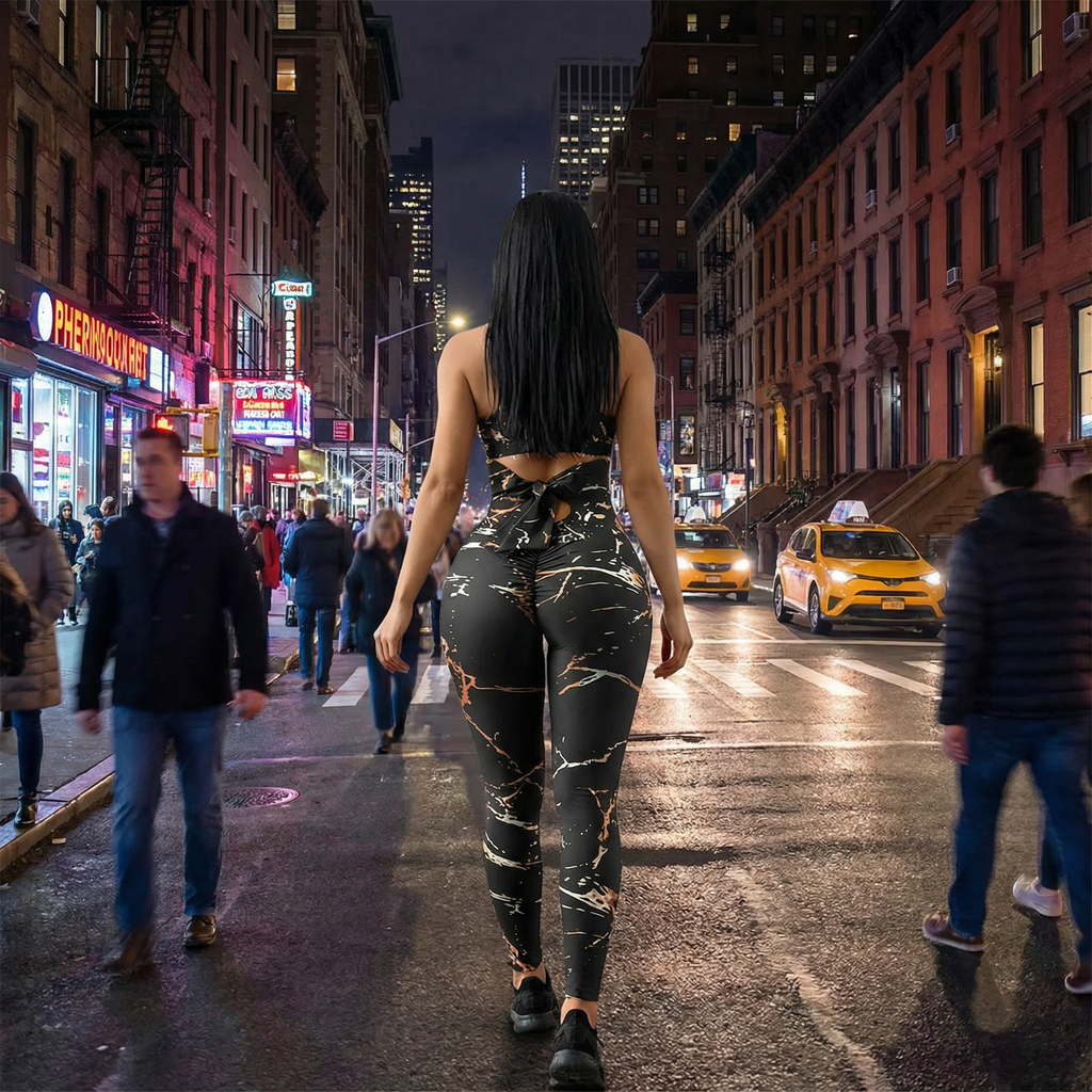 Shape My Body Butterfly High-Waist Leggings™