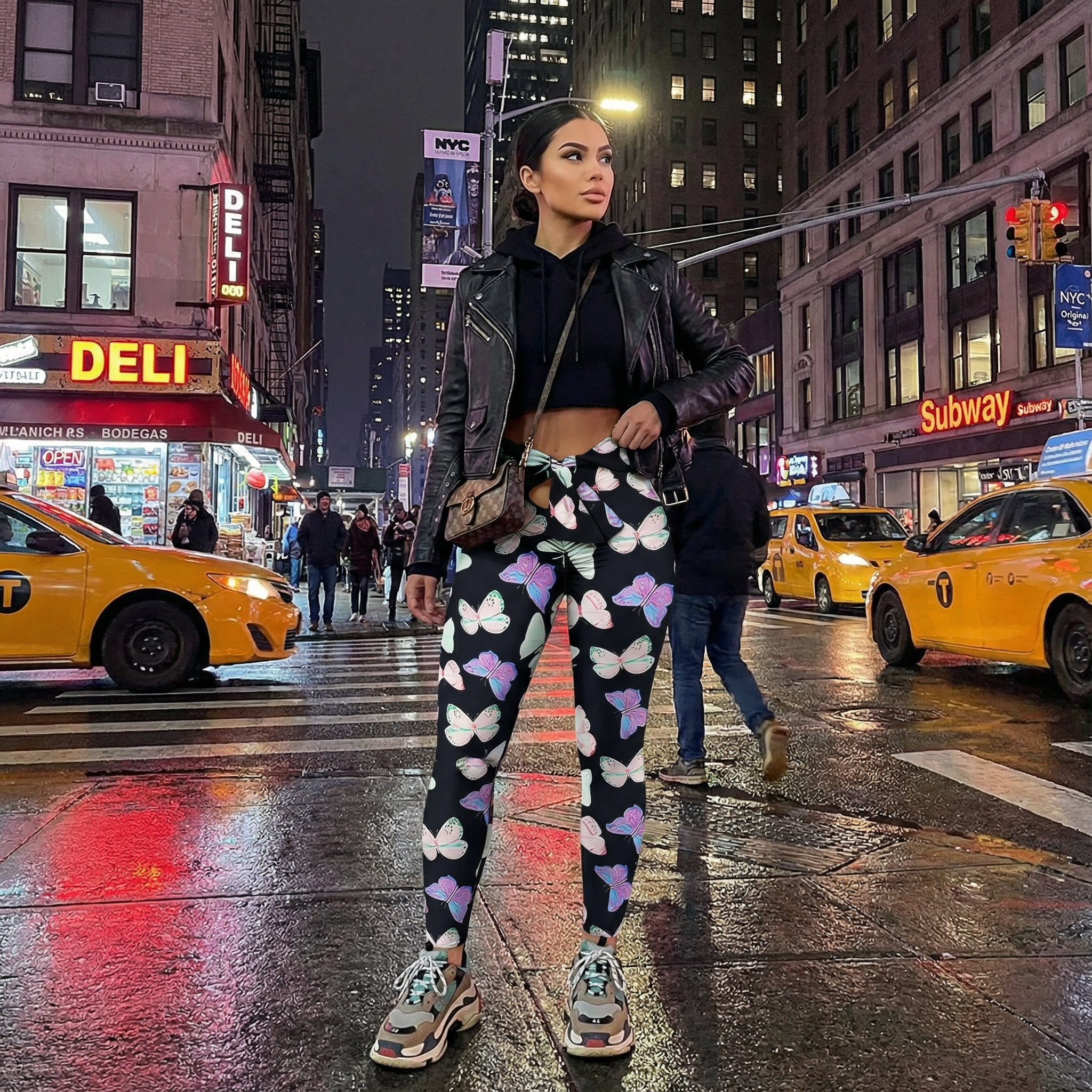 Shape My Body Butterfly High-Waist Leggings™