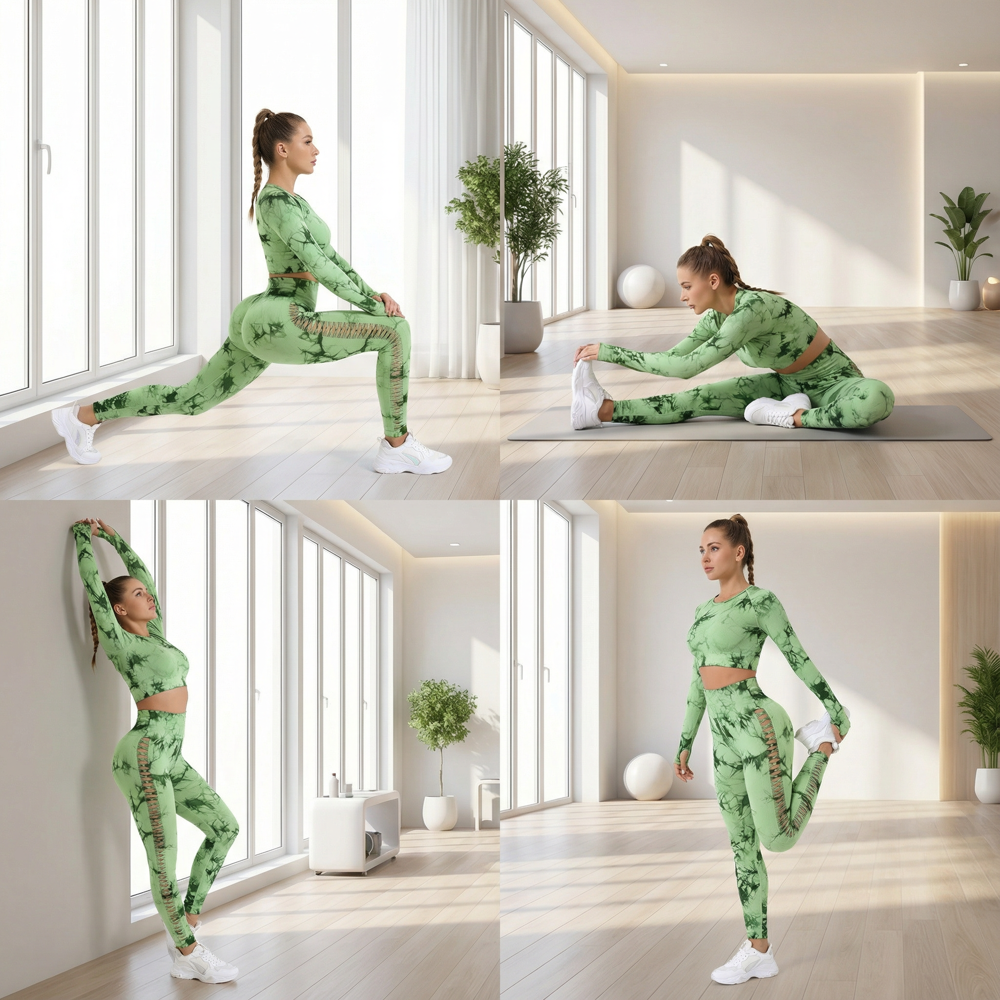 Shape My Body Patch Style Elevated Tie Dye Seamless Leggings™