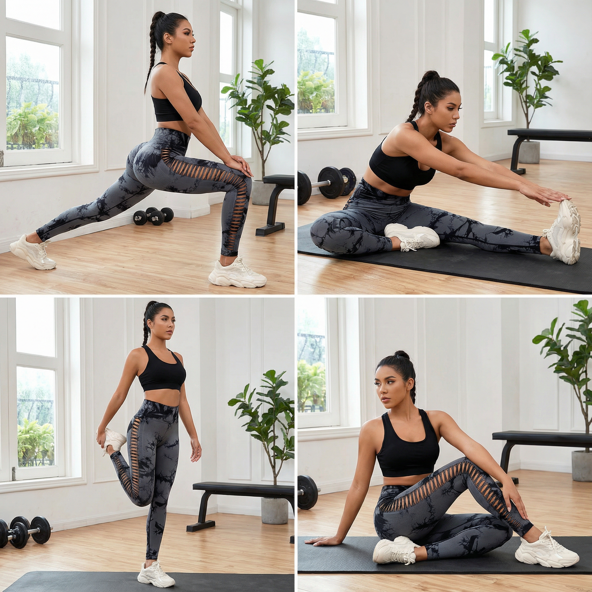 Shape My Body Patch Style Elevated Tie Dye Seamless Leggings™